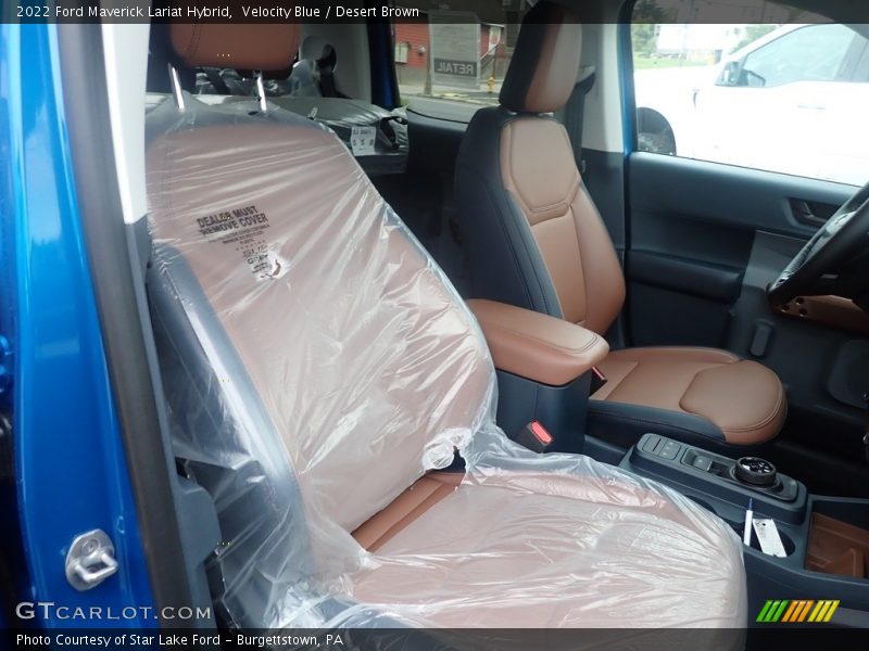  2022 Maverick Lariat Hybrid Desert Brown Interior