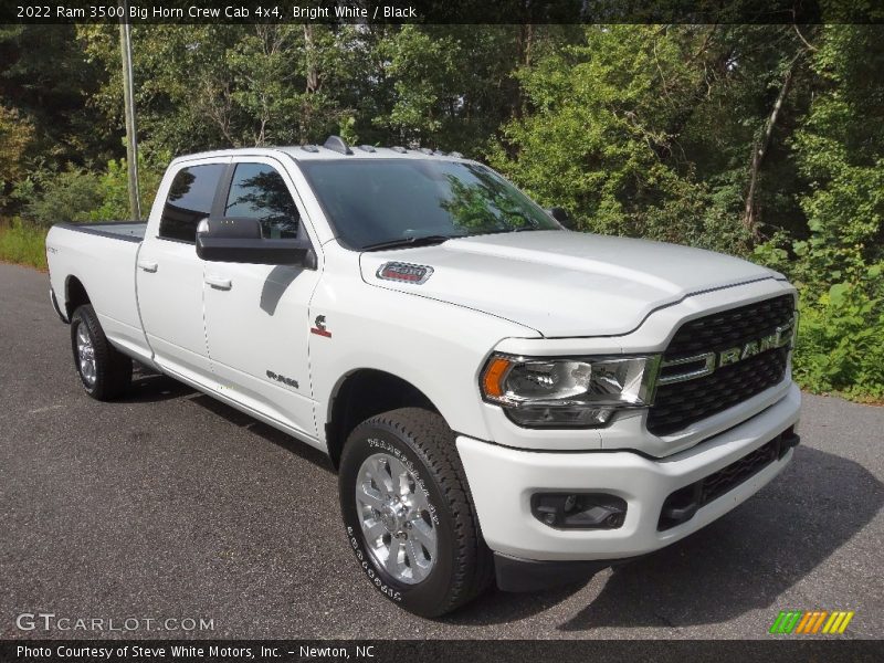 Bright White / Black 2022 Ram 3500 Big Horn Crew Cab 4x4