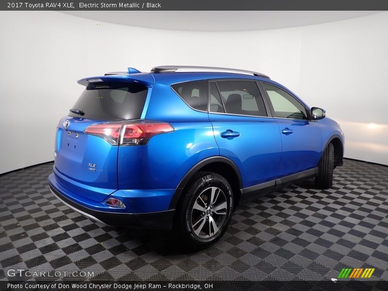 Electric Storm Metallic / Black 2017 Toyota RAV4 XLE