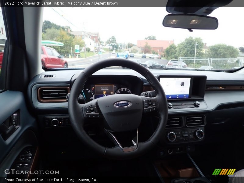 Dashboard of 2022 Maverick Lariat Hybrid