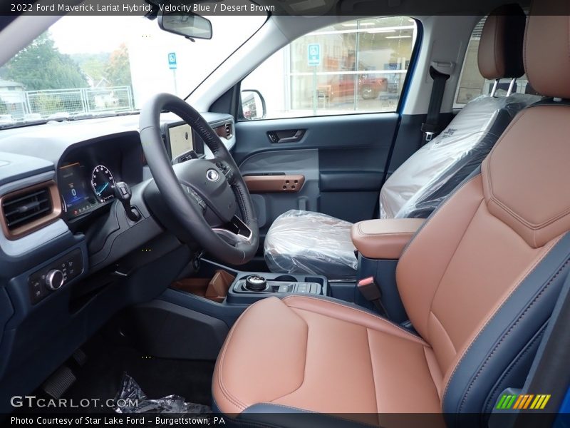 Front Seat of 2022 Maverick Lariat Hybrid