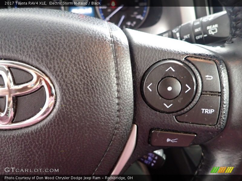 Electric Storm Metallic / Black 2017 Toyota RAV4 XLE