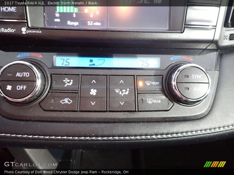 Electric Storm Metallic / Black 2017 Toyota RAV4 XLE