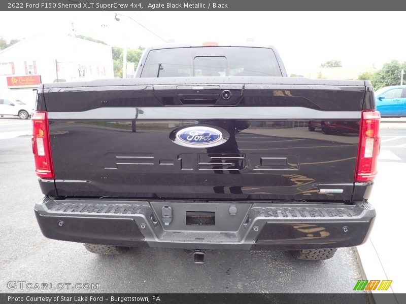 Agate Black Metallic / Black 2022 Ford F150 Sherrod XLT SuperCrew 4x4