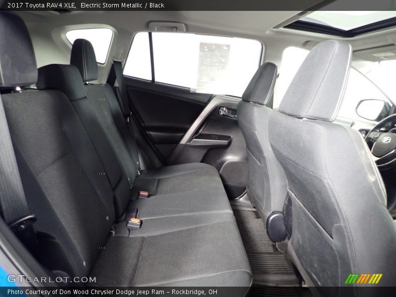 Electric Storm Metallic / Black 2017 Toyota RAV4 XLE