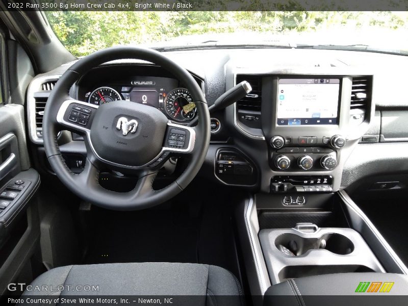 Bright White / Black 2022 Ram 3500 Big Horn Crew Cab 4x4