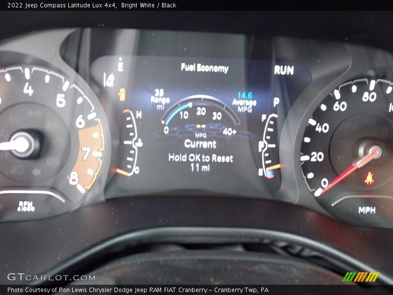 Bright White / Black 2022 Jeep Compass Latitude Lux 4x4