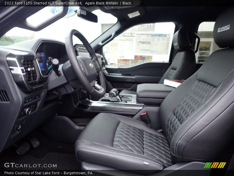  2022 F150 Sherrod XLT SuperCrew 4x4 Black Interior