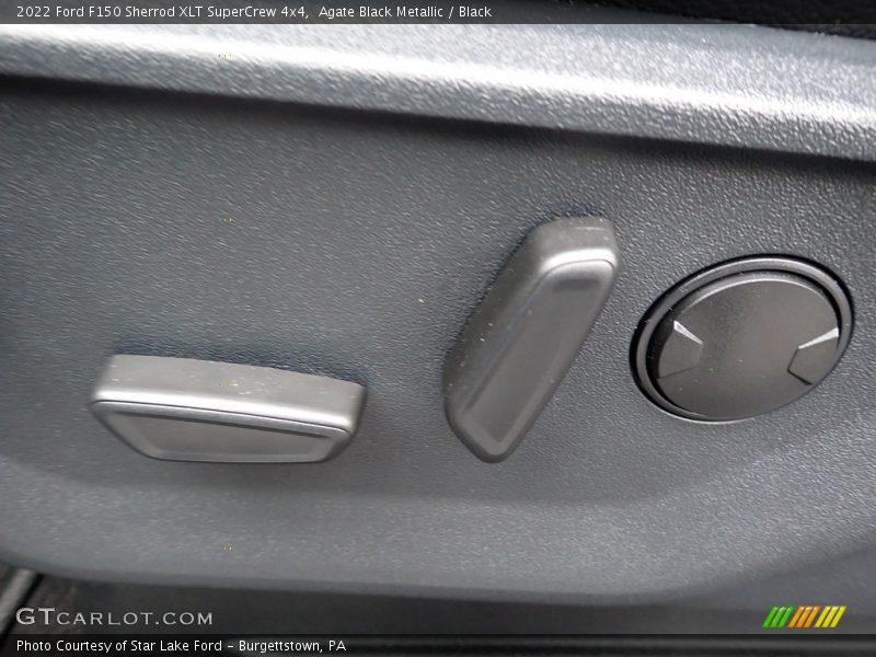 Agate Black Metallic / Black 2022 Ford F150 Sherrod XLT SuperCrew 4x4