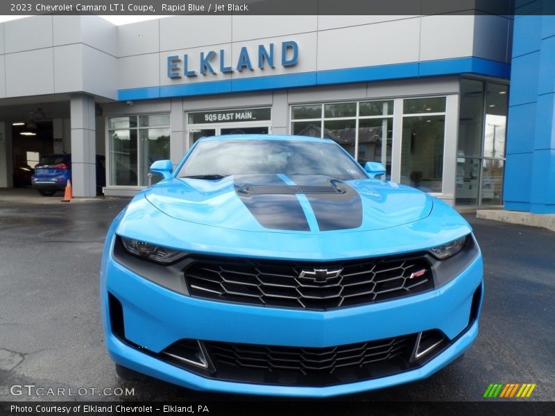 Rapid Blue / Jet Black 2023 Chevrolet Camaro LT1 Coupe