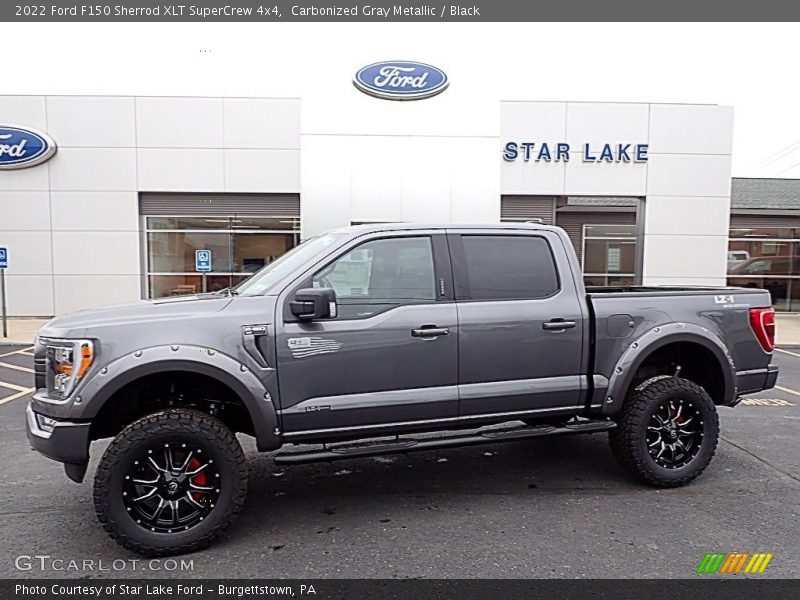 Carbonized Gray Metallic / Black 2022 Ford F150 Sherrod XLT SuperCrew 4x4