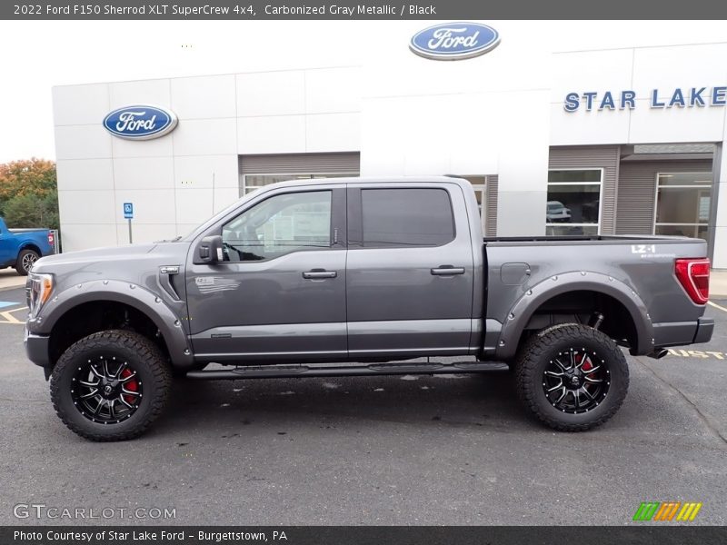 Carbonized Gray Metallic / Black 2022 Ford F150 Sherrod XLT SuperCrew 4x4