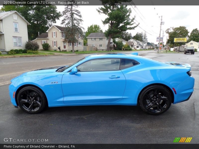 Rapid Blue / Jet Black 2023 Chevrolet Camaro LT1 Coupe