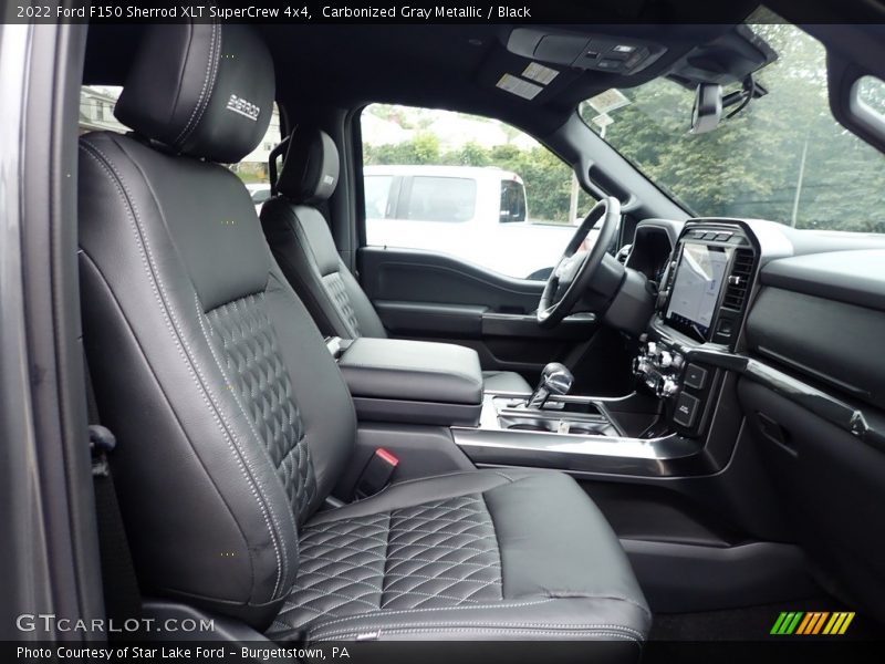  2022 F150 Sherrod XLT SuperCrew 4x4 Black Interior