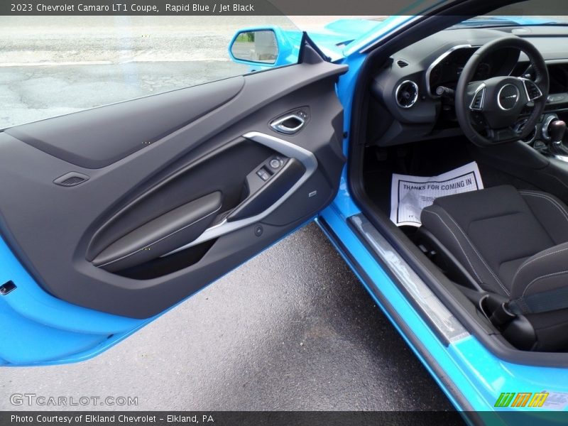 Rapid Blue / Jet Black 2023 Chevrolet Camaro LT1 Coupe