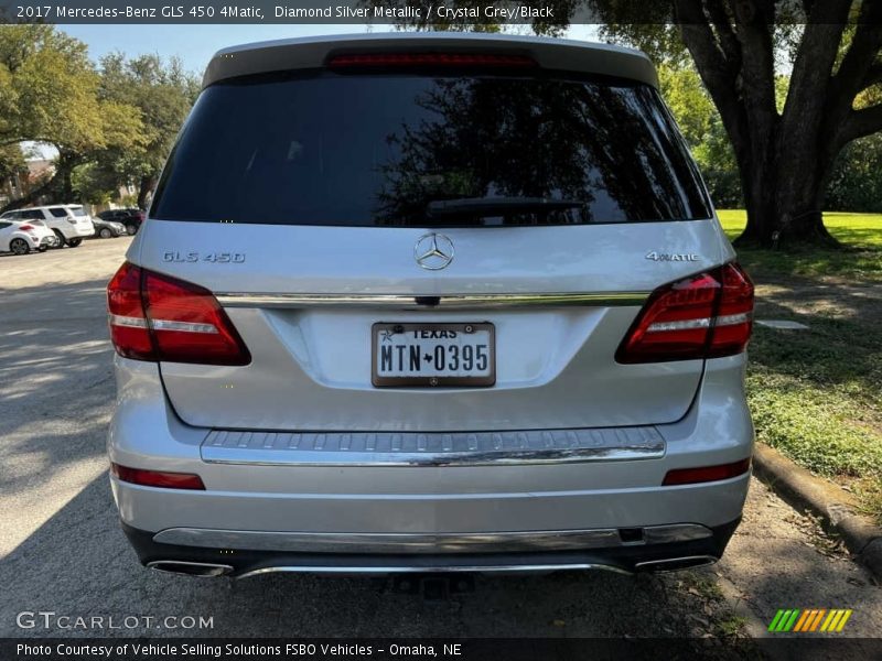 Diamond Silver Metallic / Crystal Grey/Black 2017 Mercedes-Benz GLS 450 4Matic