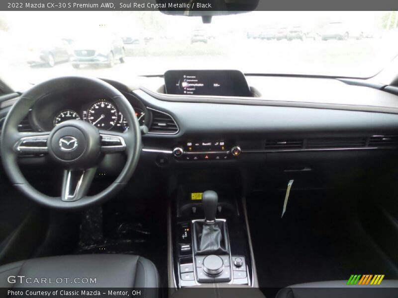 Soul Red Crystal Metallic / Black 2022 Mazda CX-30 S Premium AWD