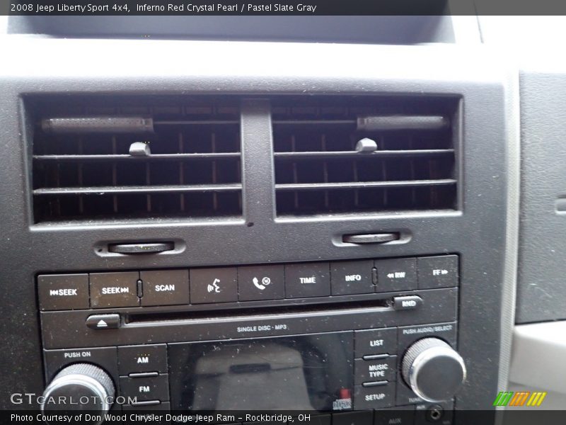 Inferno Red Crystal Pearl / Pastel Slate Gray 2008 Jeep Liberty Sport 4x4
