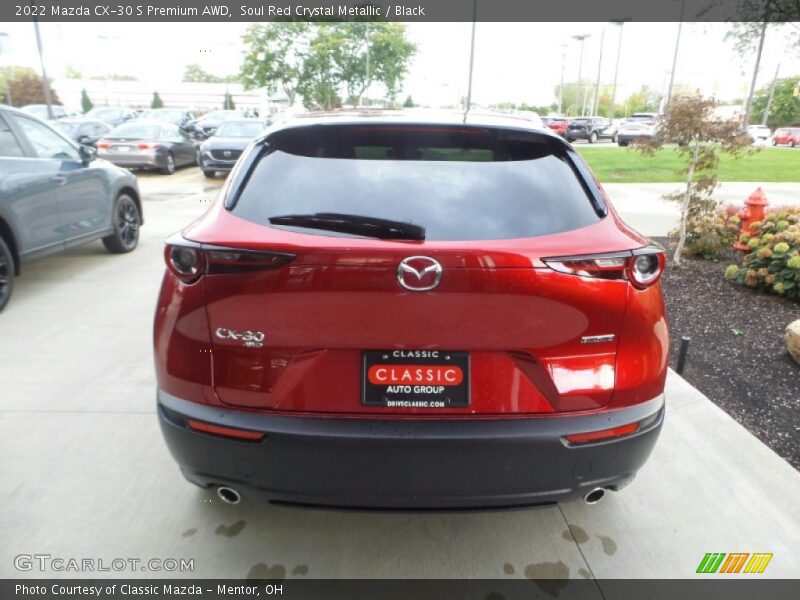 Soul Red Crystal Metallic / Black 2022 Mazda CX-30 S Premium AWD