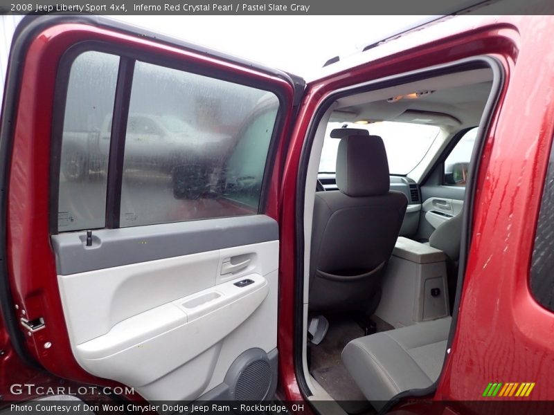 Inferno Red Crystal Pearl / Pastel Slate Gray 2008 Jeep Liberty Sport 4x4