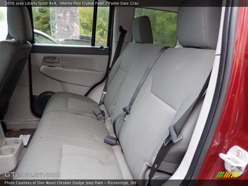Inferno Red Crystal Pearl / Pastel Slate Gray 2008 Jeep Liberty Sport 4x4