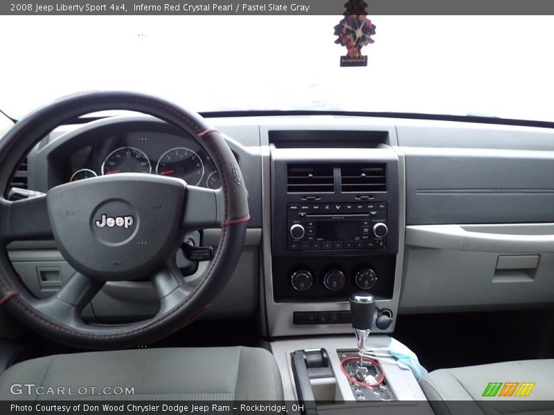 Inferno Red Crystal Pearl / Pastel Slate Gray 2008 Jeep Liberty Sport 4x4