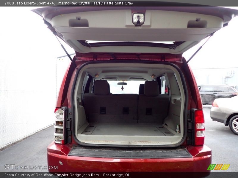 Inferno Red Crystal Pearl / Pastel Slate Gray 2008 Jeep Liberty Sport 4x4