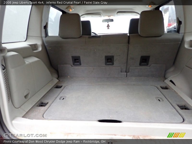 Inferno Red Crystal Pearl / Pastel Slate Gray 2008 Jeep Liberty Sport 4x4
