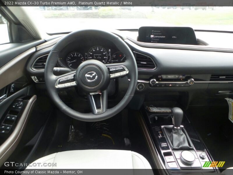 Dashboard of 2022 CX-30 Turbo Premium AWD