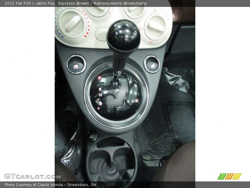 Espresso (Brown) / Marrone/Avorio (Brown/Ivory) 2013 Fiat 500 c cabrio Pop