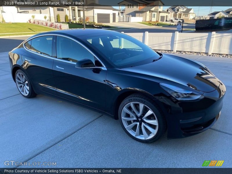 Front 3/4 View of 2018 Model 3 Long Range