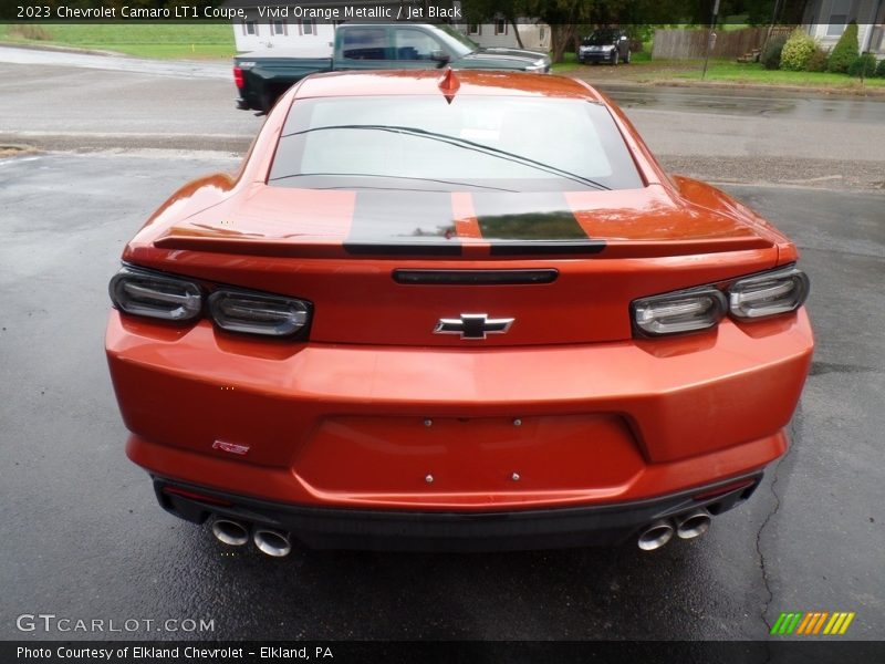 Vivid Orange Metallic / Jet Black 2023 Chevrolet Camaro LT1 Coupe