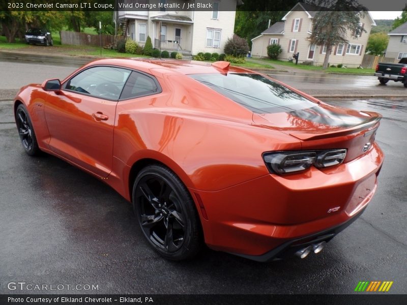 Vivid Orange Metallic / Jet Black 2023 Chevrolet Camaro LT1 Coupe