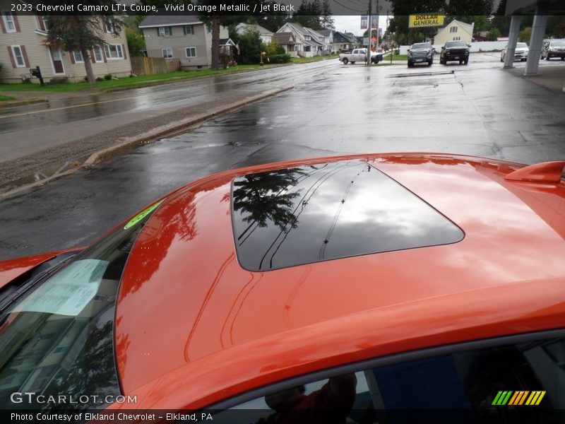Vivid Orange Metallic / Jet Black 2023 Chevrolet Camaro LT1 Coupe