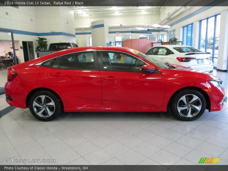 Rallye Red / Black 2019 Honda Civic LX Sedan
