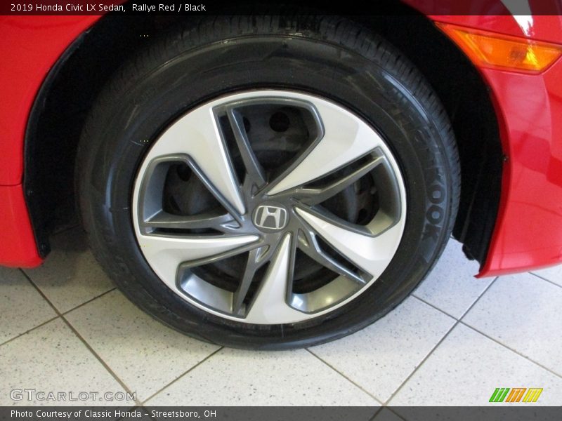 Rallye Red / Black 2019 Honda Civic LX Sedan