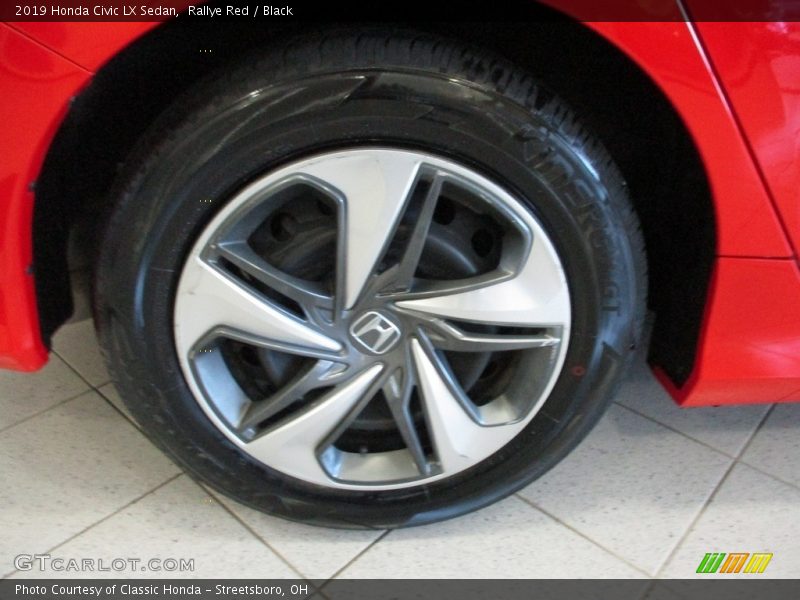 Rallye Red / Black 2019 Honda Civic LX Sedan