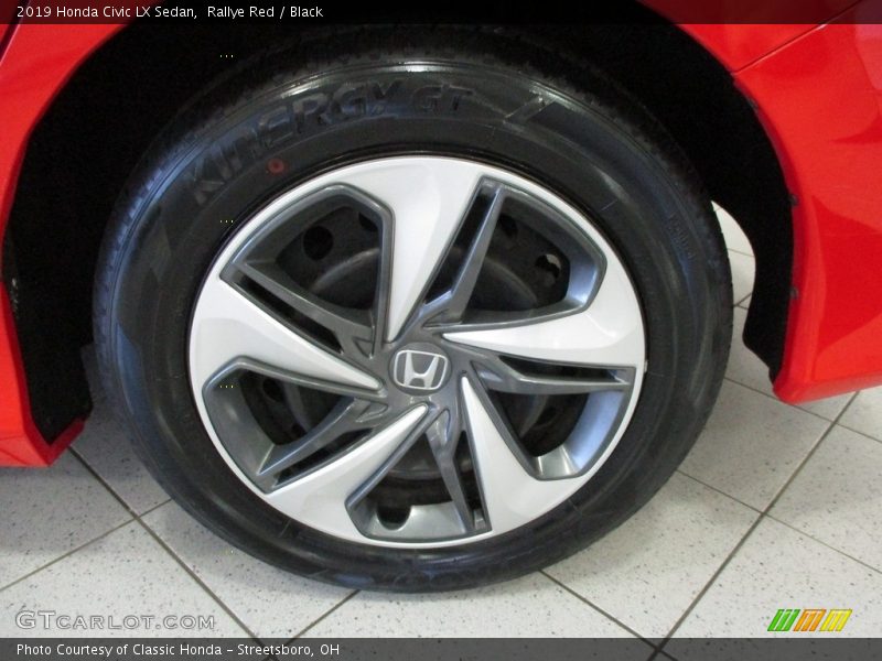 Rallye Red / Black 2019 Honda Civic LX Sedan