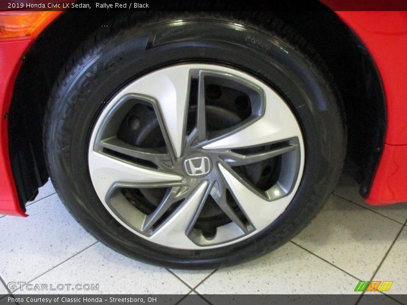 Rallye Red / Black 2019 Honda Civic LX Sedan