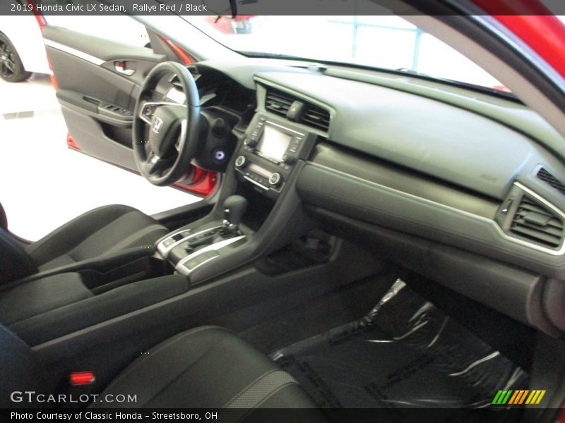 Rallye Red / Black 2019 Honda Civic LX Sedan