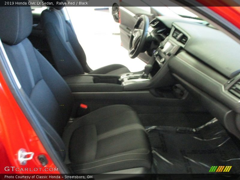 Rallye Red / Black 2019 Honda Civic LX Sedan