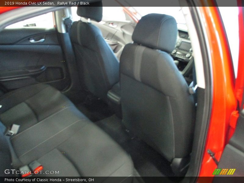 Rallye Red / Black 2019 Honda Civic LX Sedan