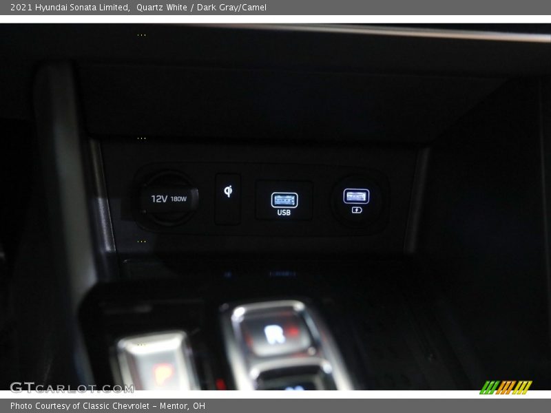 Quartz White / Dark Gray/Camel 2021 Hyundai Sonata Limited
