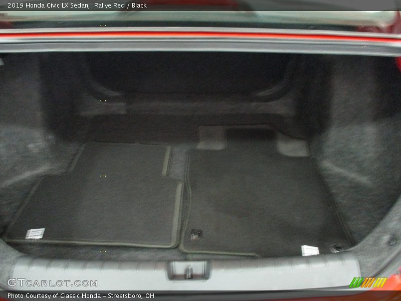 Rallye Red / Black 2019 Honda Civic LX Sedan
