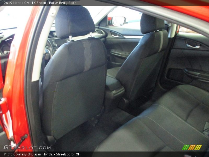 Rallye Red / Black 2019 Honda Civic LX Sedan