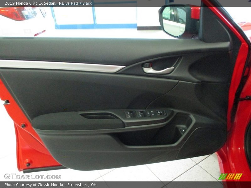 Rallye Red / Black 2019 Honda Civic LX Sedan
