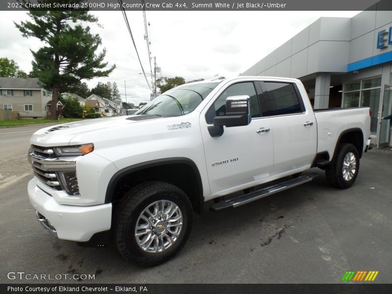 Summit White / Jet Black/­Umber 2022 Chevrolet Silverado 2500HD High Country Crew Cab 4x4