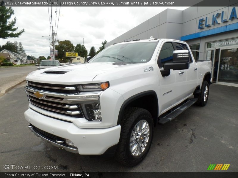 Summit White / Jet Black/­Umber 2022 Chevrolet Silverado 2500HD High Country Crew Cab 4x4
