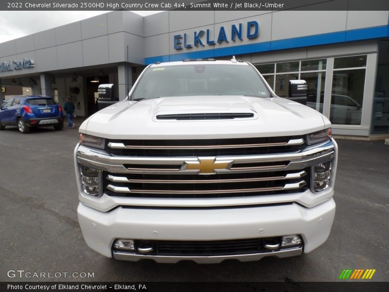Summit White / Jet Black/­Umber 2022 Chevrolet Silverado 2500HD High Country Crew Cab 4x4