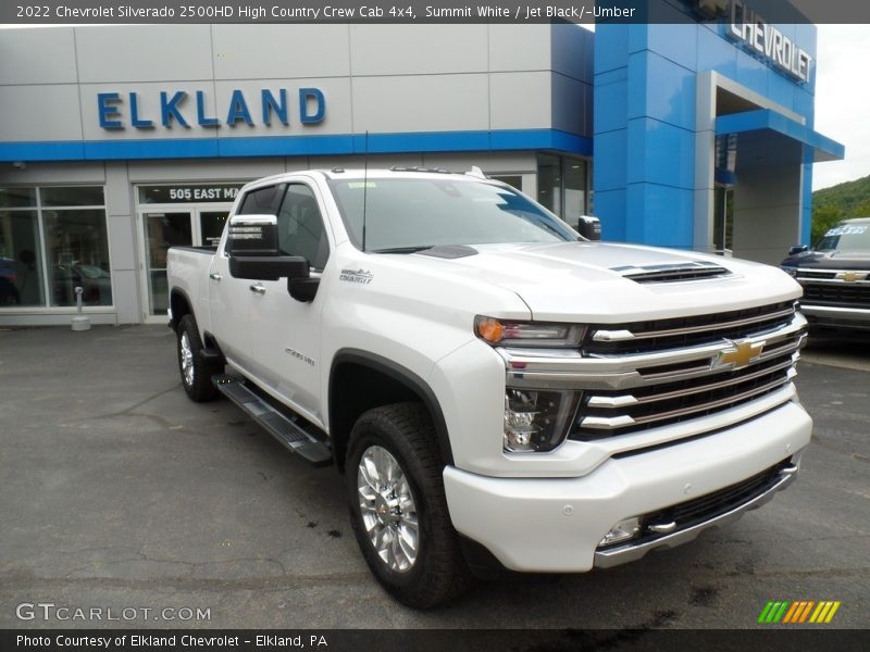 Summit White / Jet Black/­Umber 2022 Chevrolet Silverado 2500HD High Country Crew Cab 4x4